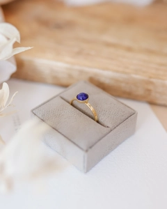 Pierścionek z lapis lazuli